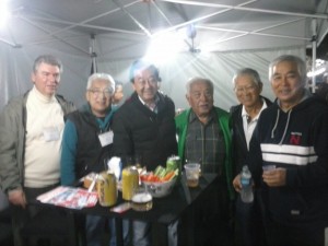 Milton Luiz Milioni (Vice-Presidente Executivo), Mário Tabata (Vice-Diretor de Patrimônio), Vereador Aurélio Nomura, Dr. Nelson Miyahara e Colaboradores da Noite de Julho.